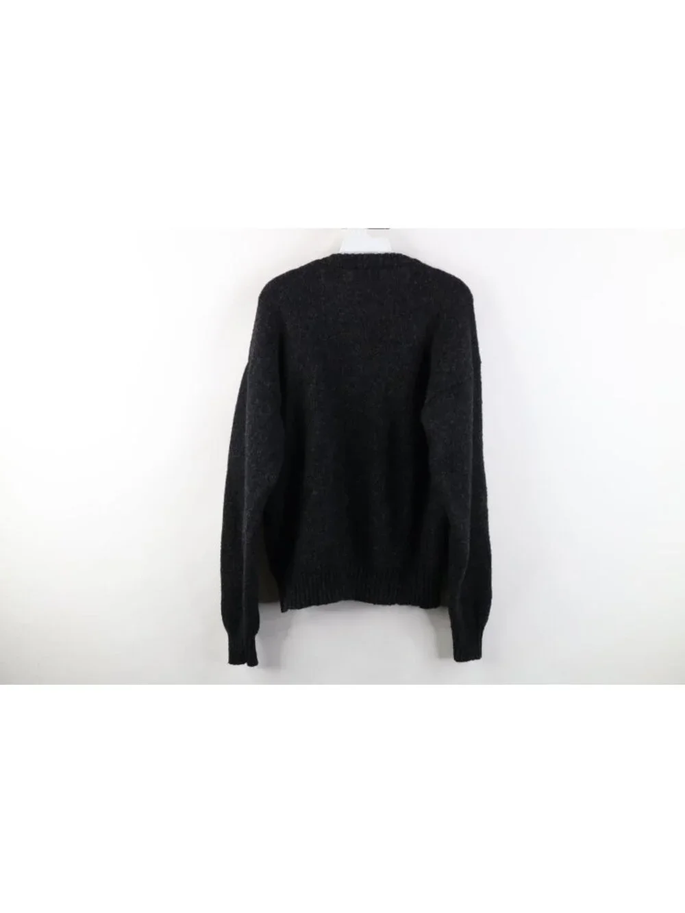 Vintage 90s Streetwear Womens Large Shetland Wool Knit Argyle Diamond Sweater